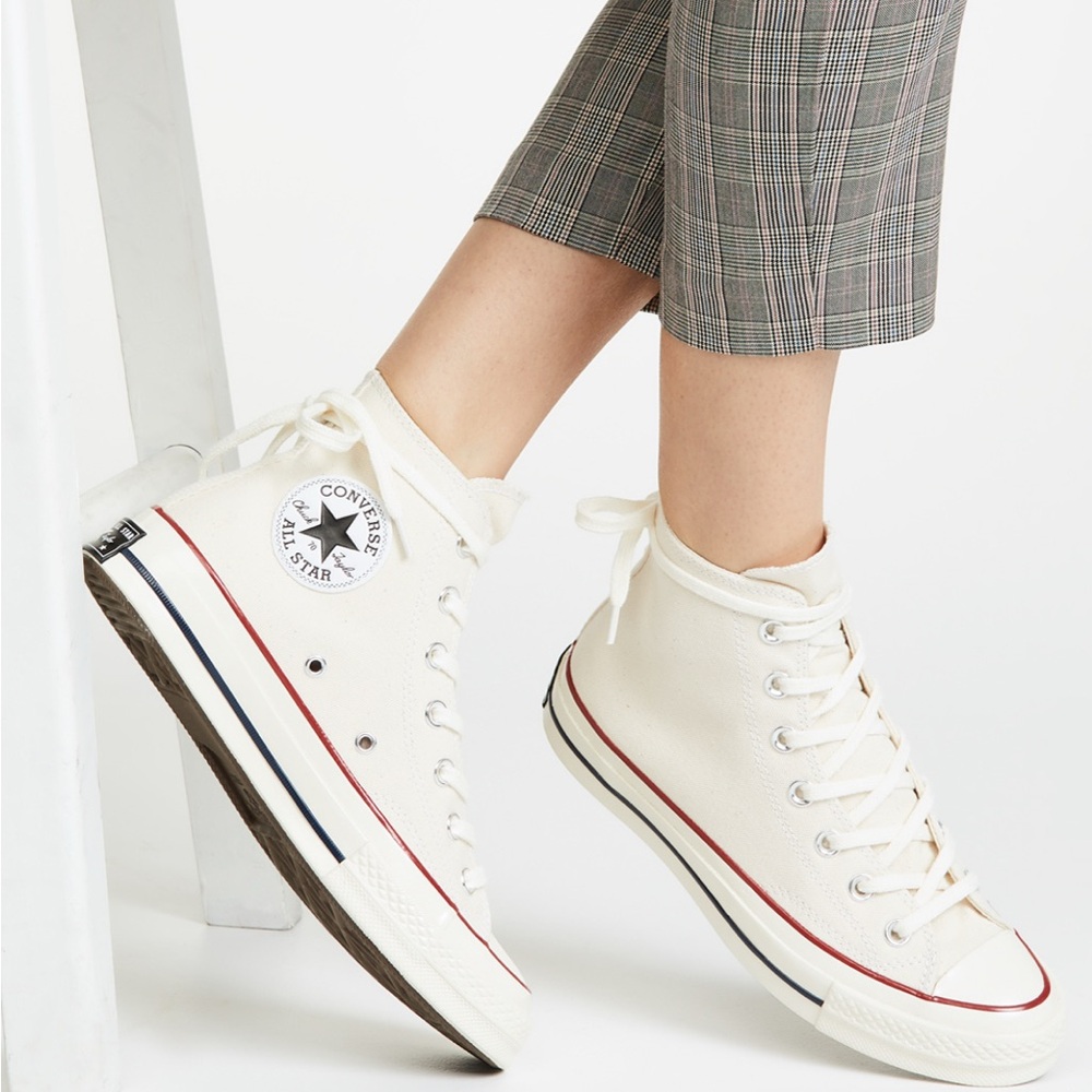 Converse Women's Cream High-Top Sneakers